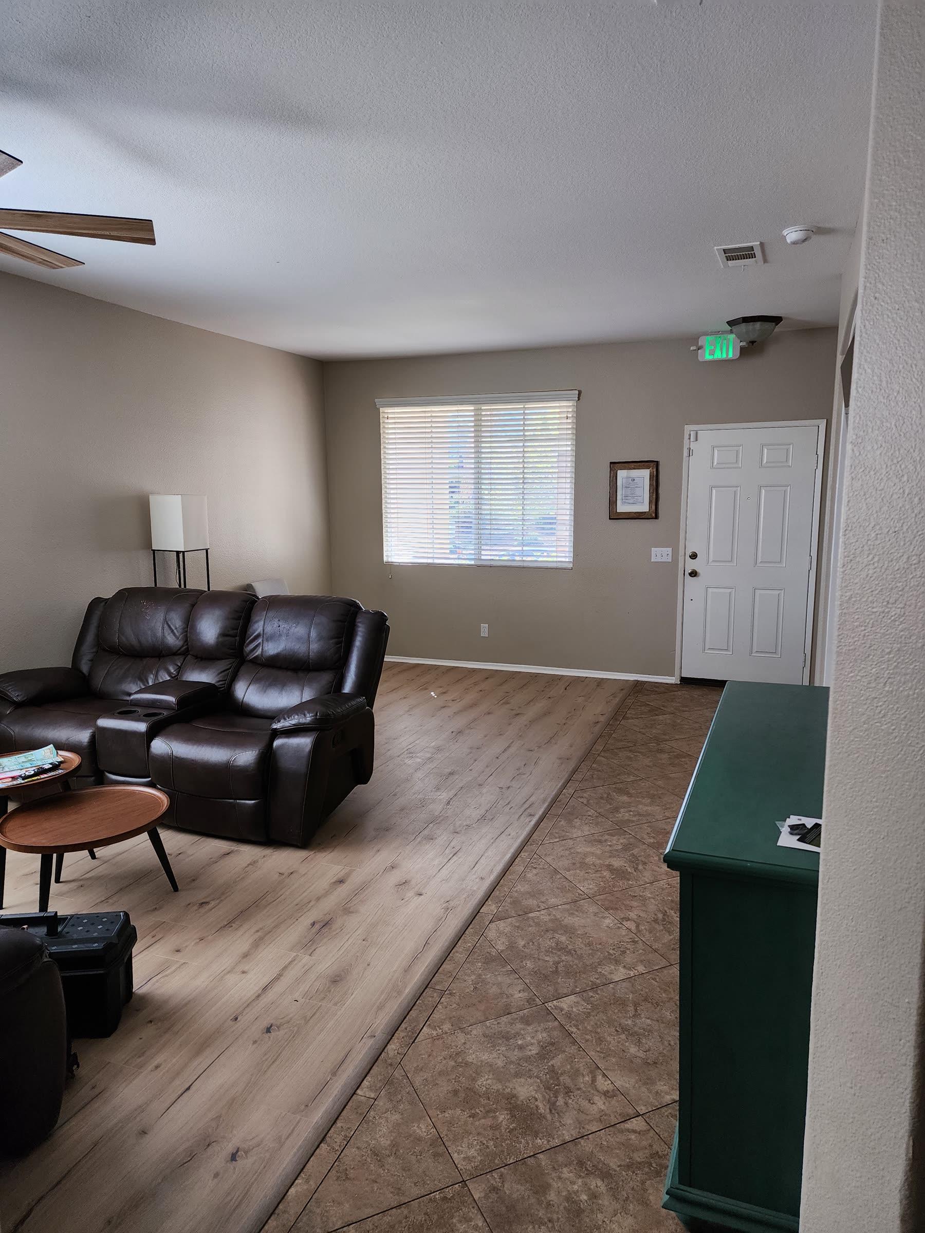 Living room seating area at Everlast Assisted Living